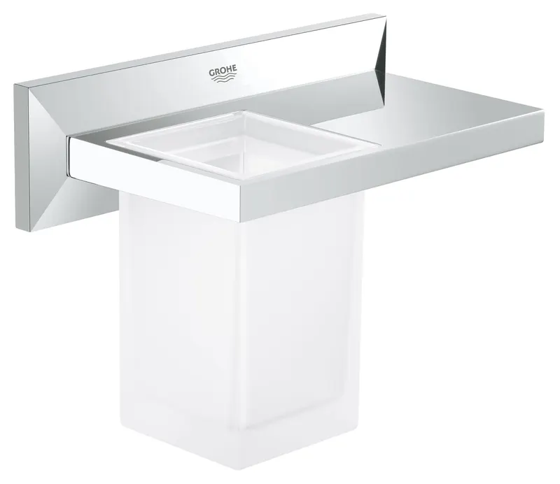 Raft baie Grohe 40503000, 119 mm, 175 mm, 2 orificii instalare, pe perete, metal, elemente fixare ascunse, Crom