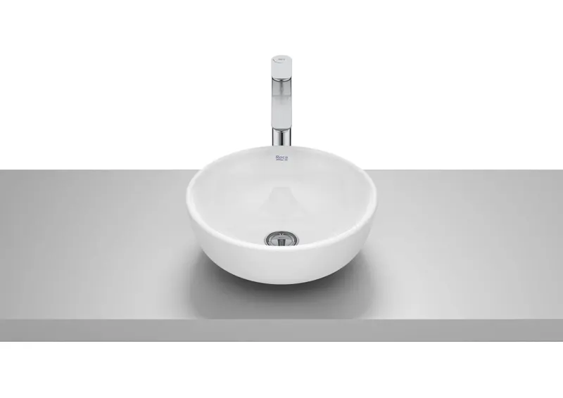Lavoar Roca A327C12000, Optica, montaj pe blat, nr orificii baterie fara, calitate superioara pentru baia ta, alb