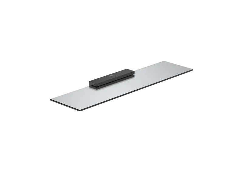 Raft Roca A817593C40, lavoar Hotels, numar orificii instalare 2, tip instalare pe perete, elemente fixare ascunse, negru