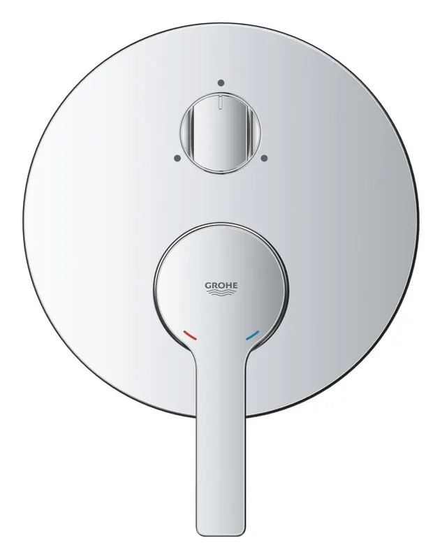 Unitate comanda Grohe 24095001, Lineare, tip comanda monocomanda, tip incastrare aparent, numar iesiri 3, crom