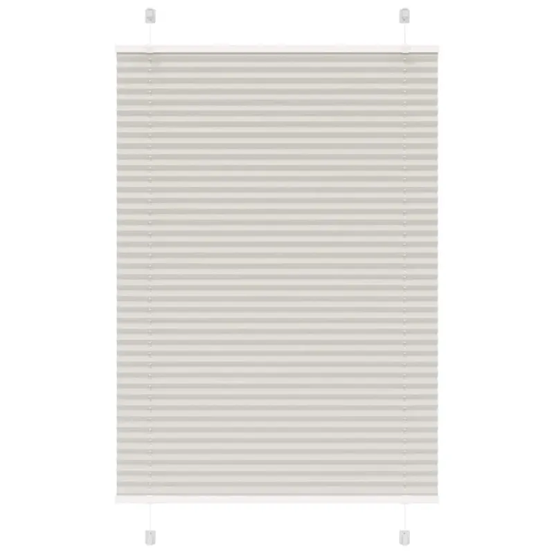jaluza plisata gri deschis 85x100cm latime tesatura 84,4 cm