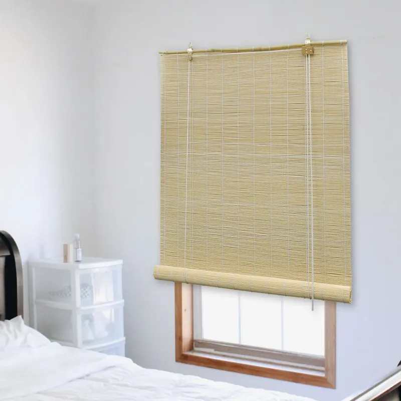 jaluzea tip rulou, natural, 100x220 cm, bambus