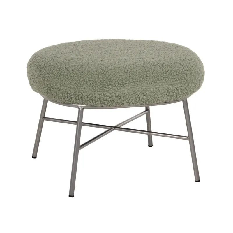 Taburet TRESS BOUCLE 56 x 47 CM - Olive