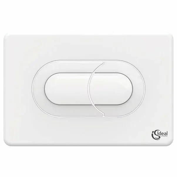 Clapeta de actionare dubla comanda Ideal Standard Solea P1 alb actionare pneumatica