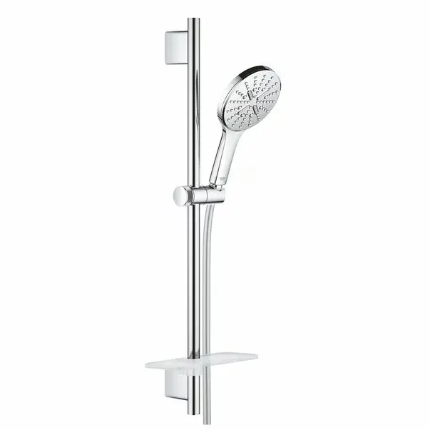 Coloana de dus Grohe 26546000, 1.75 m, 130 mm, 600 mm, 3 functii para dus, 1 2 conexiune furtun, Crom