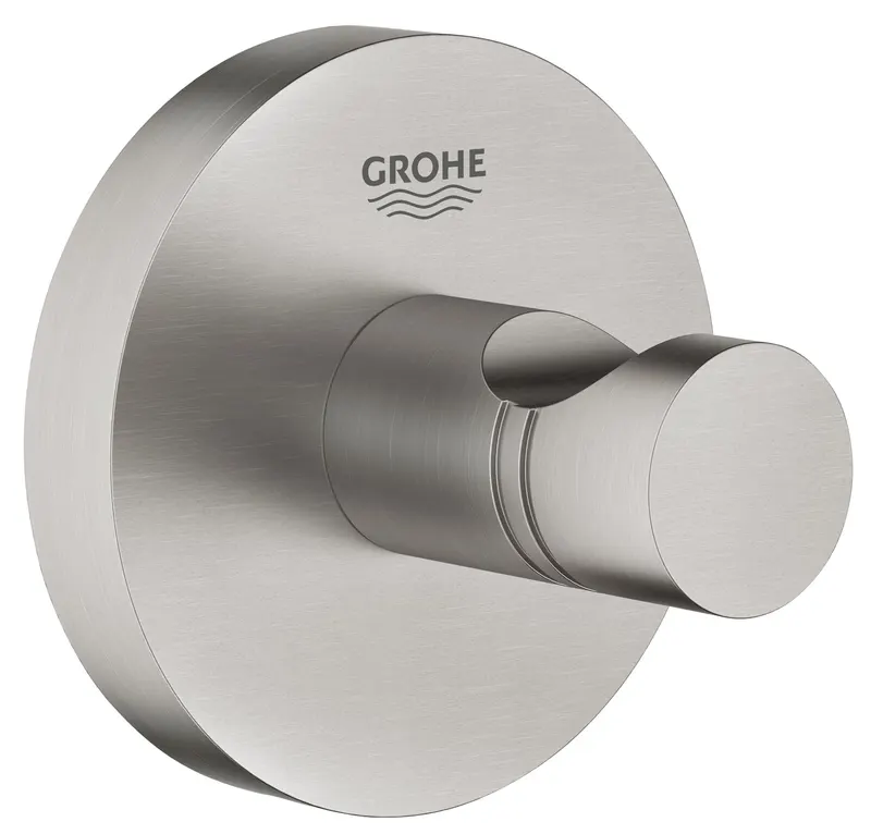 Agatatoare Grohe 40364DC1, Essentials, pe perete, metal, mat, otel satinat
