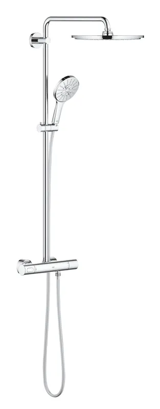 Sistem de dus Grohe 27966001, 310 mm, 1 bar, 130 mm, 1.75 m, 472 mm, 1 functii palarie dus, 3 functii para dus, Crom