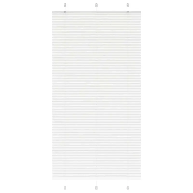 jaluza plisata alb 105x200 cm latime tesatura 104,4 cm