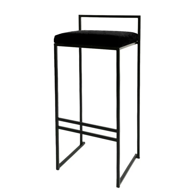 Scaun de bar STILL MAD H75 - Negru