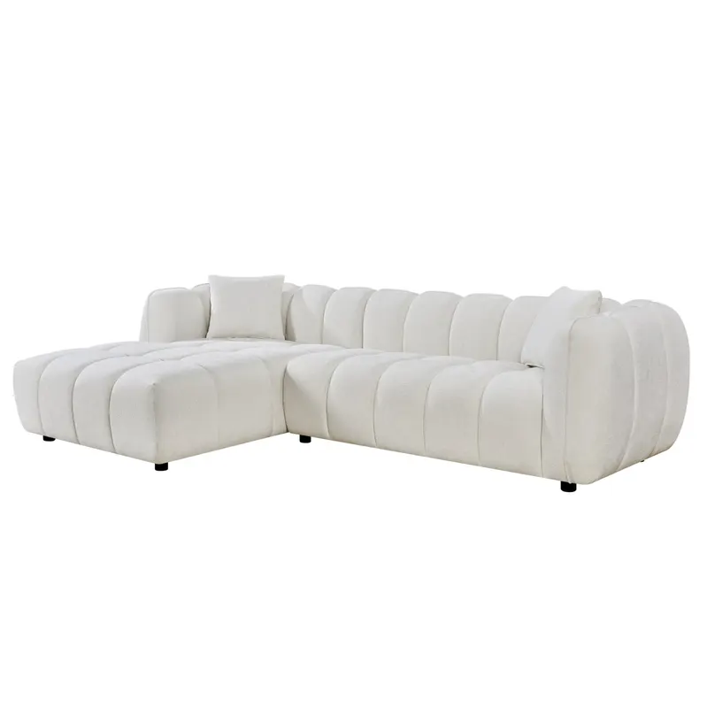 Coltar stanga POMARAN 280 CM - Cream