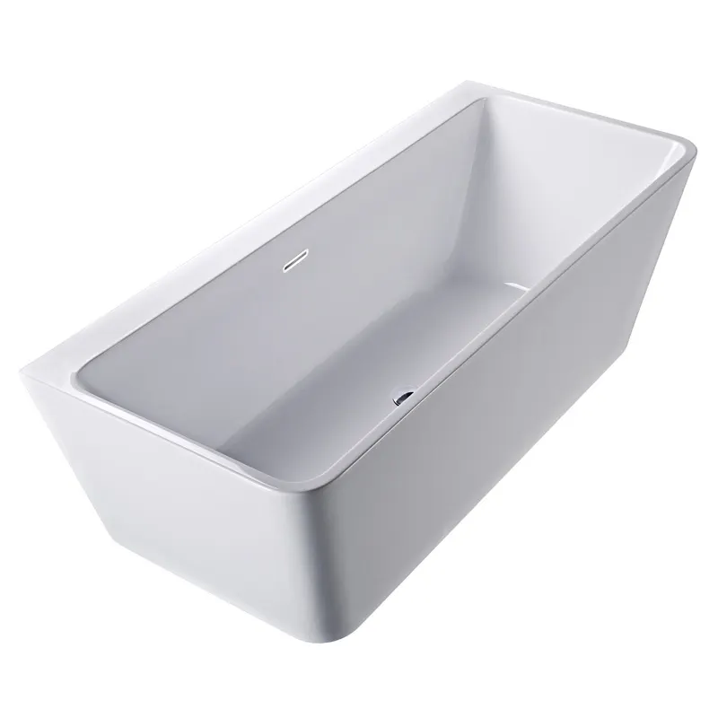 Cada freestanding Florida Alvaro New 170, 170x78x58 cm, dreptunghiulara, cu instalatie completa, garantie 2 ani, alb