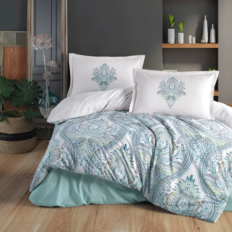 Lenjerie de pat ranforce clasy king size (ruma)