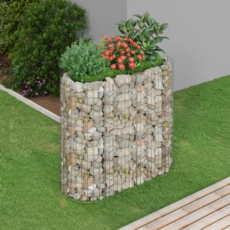 Strat inaltat gabion, 120x50x100 cm, fier galvanizat
