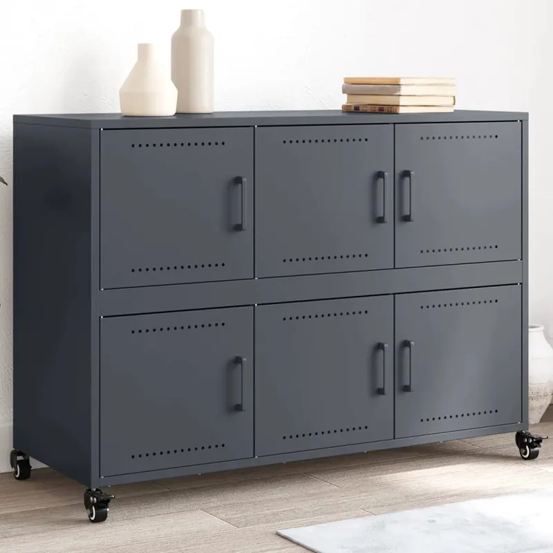 dulap, antracit, 100,5x39x72 cm, otel