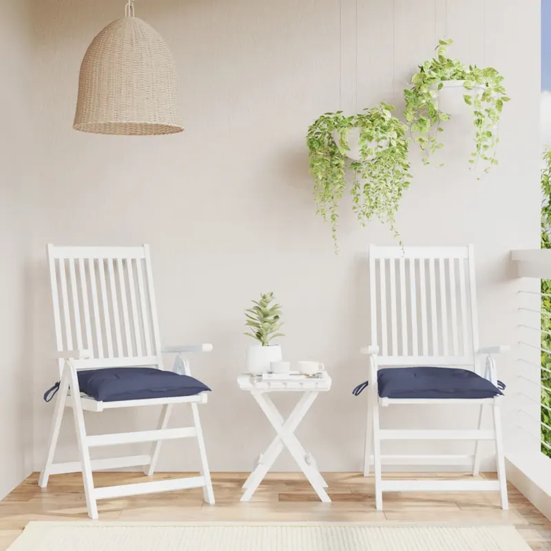 perne de scaun 2 buc. bleumarin 50x50x7 cm textil oxford