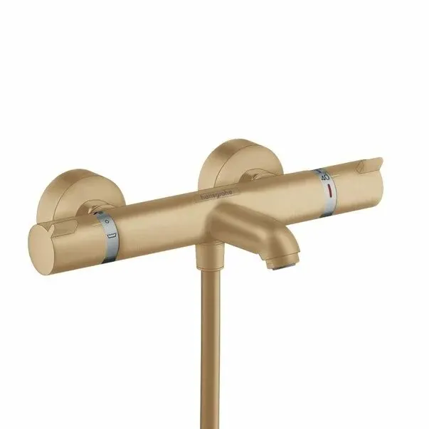 Baterie cada - dus termostatata Hansgrohe Ecostat Comfort bronz periat