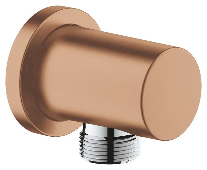 Cot iesire dus Grohe 27057DL0, Rainshower, 1 2 x 1 2 , mat, cupru