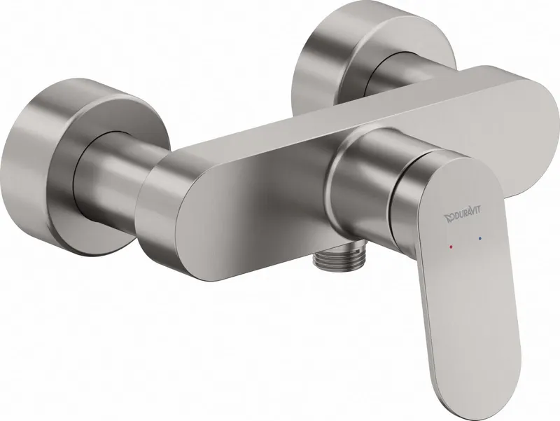 Baterie dus Duravit WA4230000070, Wave, tip incastrare aparent, tip comanda monocomanda, otel satinat