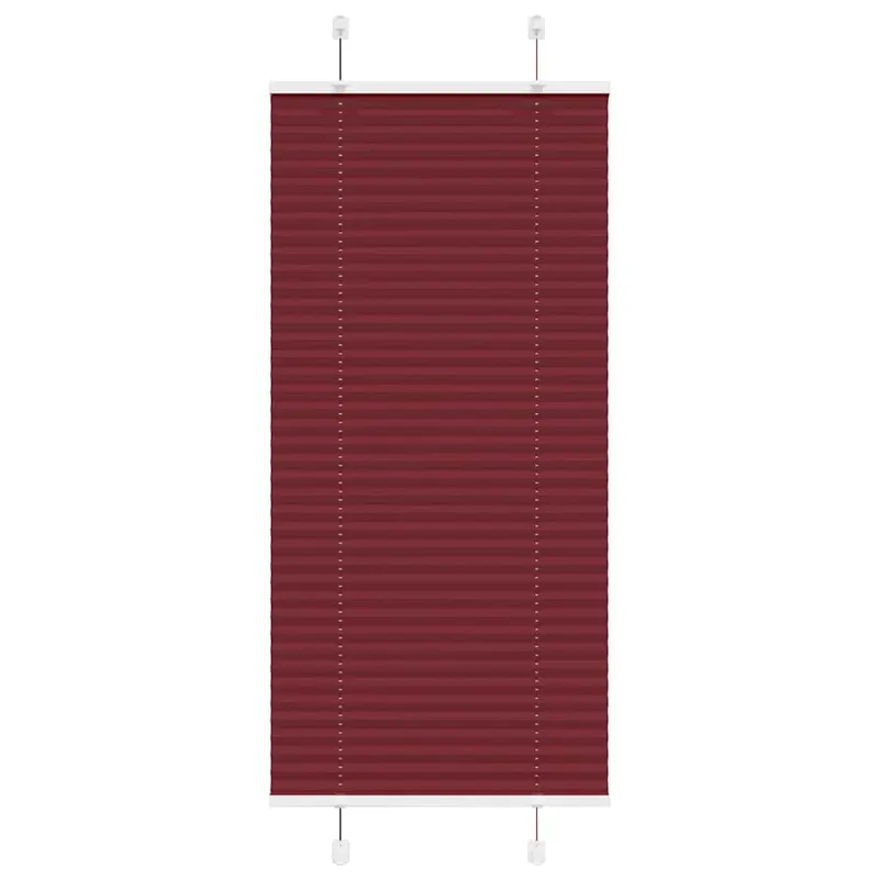 Jaluza plisata bordeaux rosu 65x150 cm latime material 64,4 cm