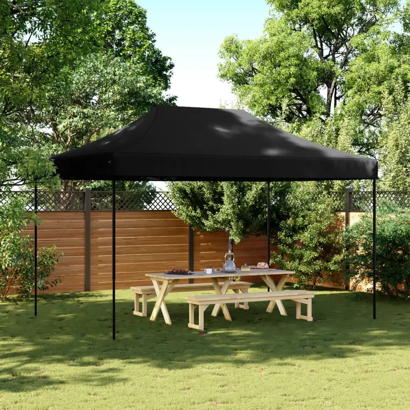 cort de petrecere pliabil pop-up, 440x292x315 cm, negru
