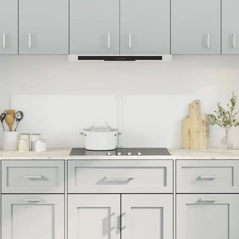 panou antistropi bucatarie 2 buc. transparent 80x40 cm sticla