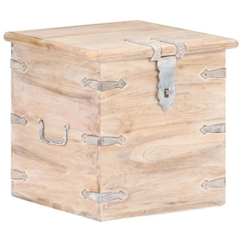 cufar, 40 x 40 x 40 cm, lemn masiv de acacia