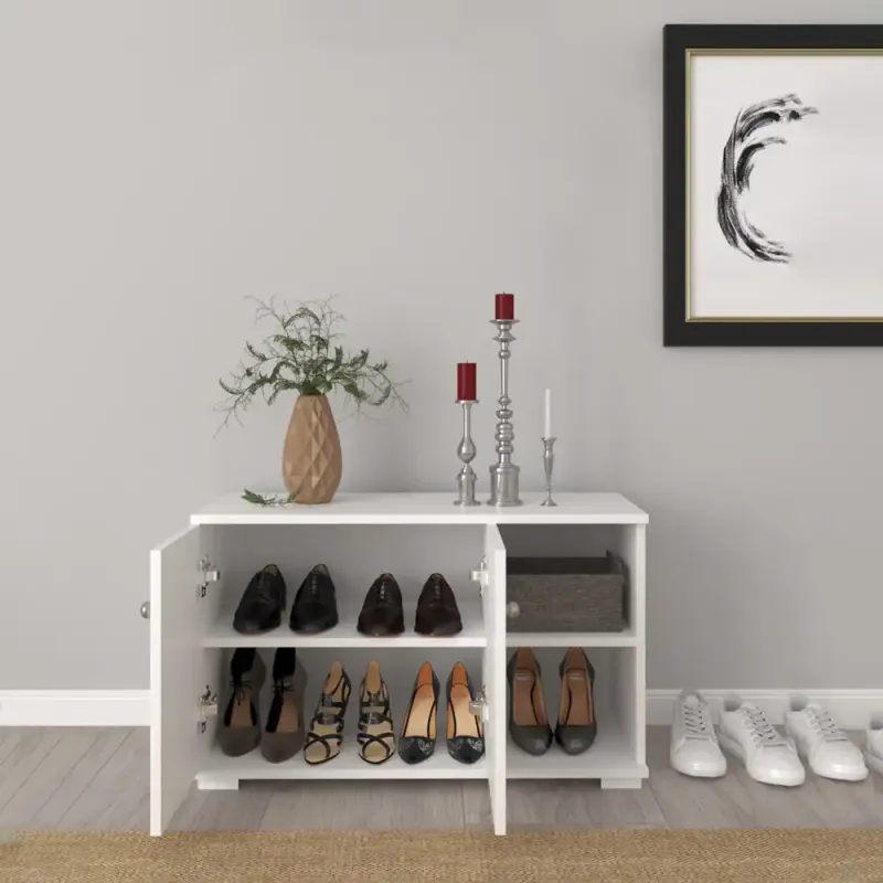 Pantofar hol Rody ,culoare alb, 90 cm