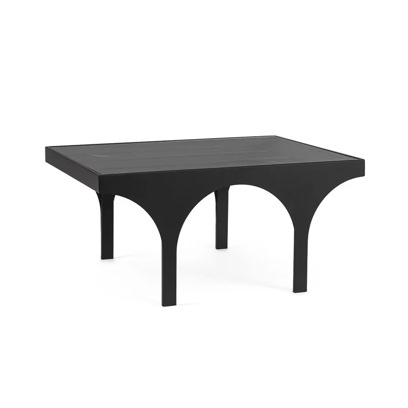 Masuta de cafea ARCHIE 80 x 60 x 38 CM - Negru