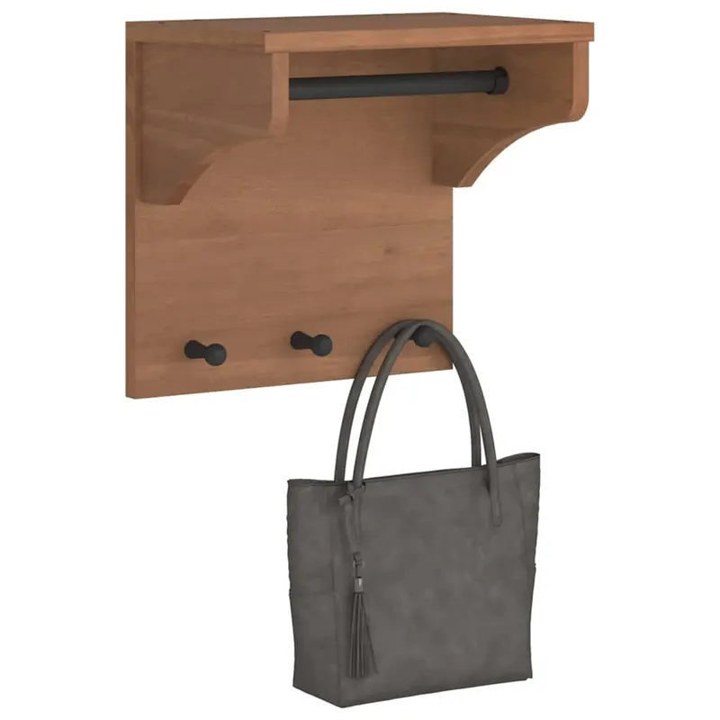 Suport pentru haine sandnes 43x30x42 cm, lemn masiv de pin
