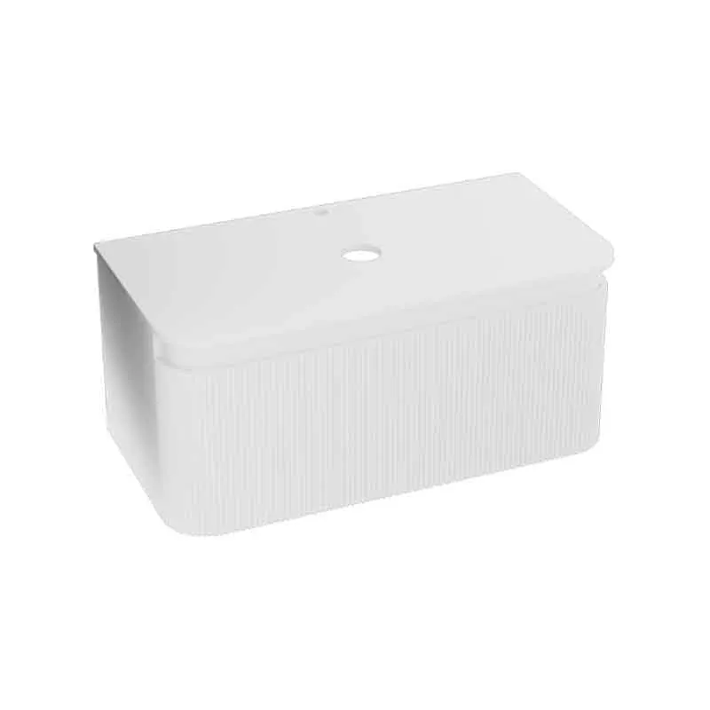 Mobilier pentru lavoar, Spectrum, Milena 100, riflat alb mat