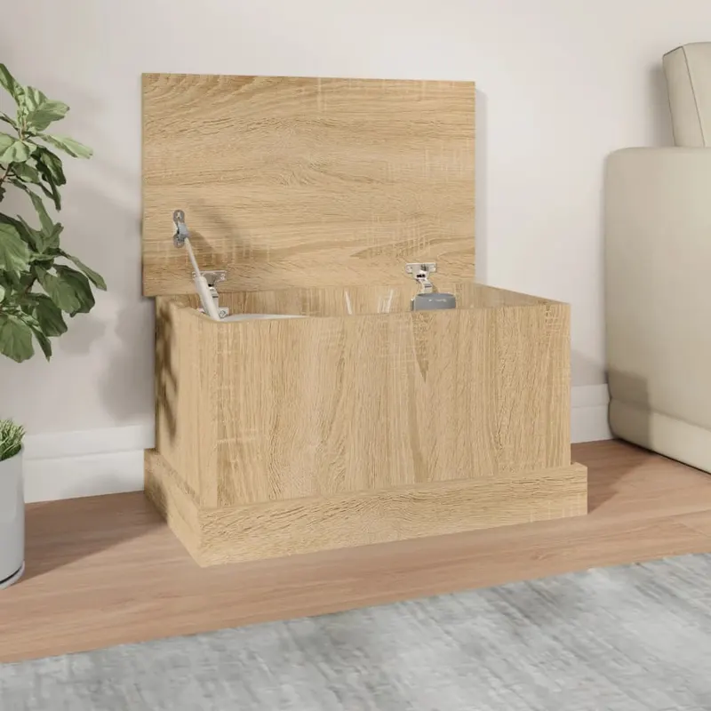 cutie de depozitare, stejar sonoma, 50x30x28 cm, lemn prelucrat