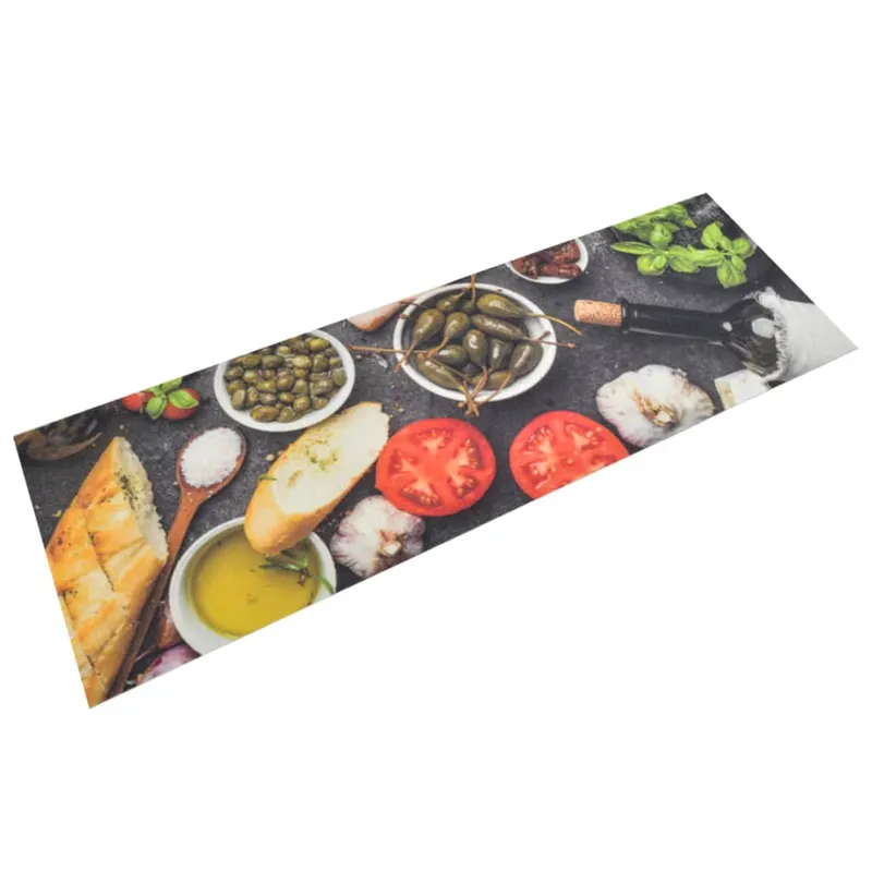covor de bucatarie lavabil wine & dinner, 60x180cm, catifea