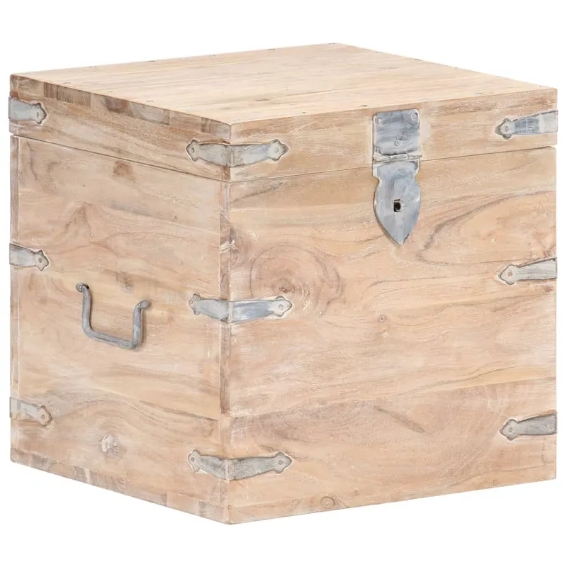 cufar, 40x40x40 cm, lemn masiv de acacia