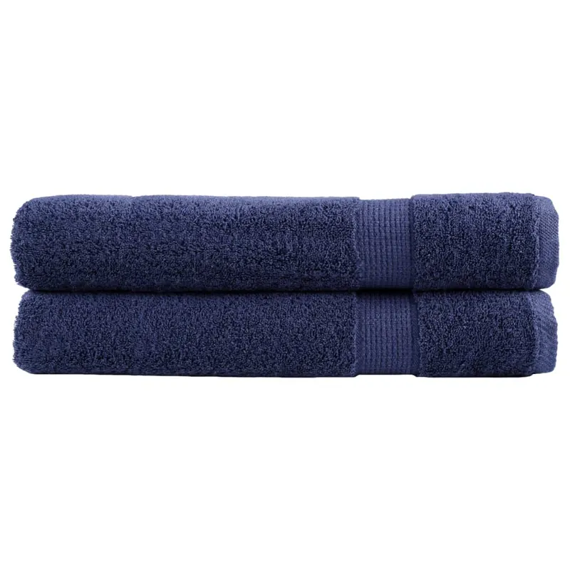 prosoape premium solund 2 buc bleumarin 100x200cm 600gsm