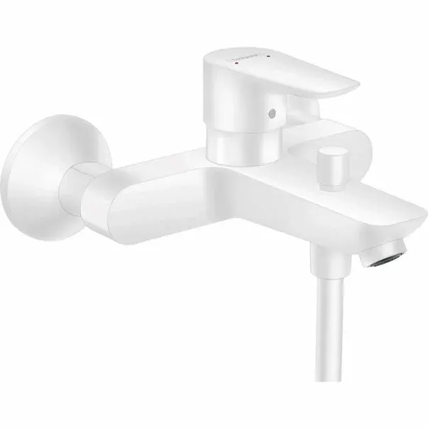 Baterie cada - dus Hansgrohe Talis E alb mat
