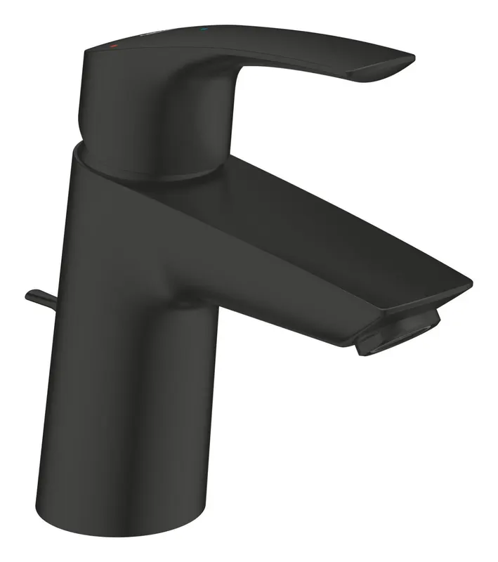 Baterie lavoar Grohe 239692433, EuroSmart, tip comanda monocomanda, marime s, tip instalare pe lavoar, negru
