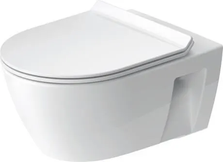 Set vas WC Duravit 45820900A1, No 1, montaj suspendat, tip clatire jet de apa, tip evacuare orizontala, alb