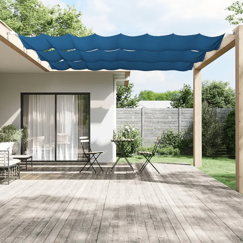 copertina verticala, albastru, 60x1000 cm, tesatura oxford