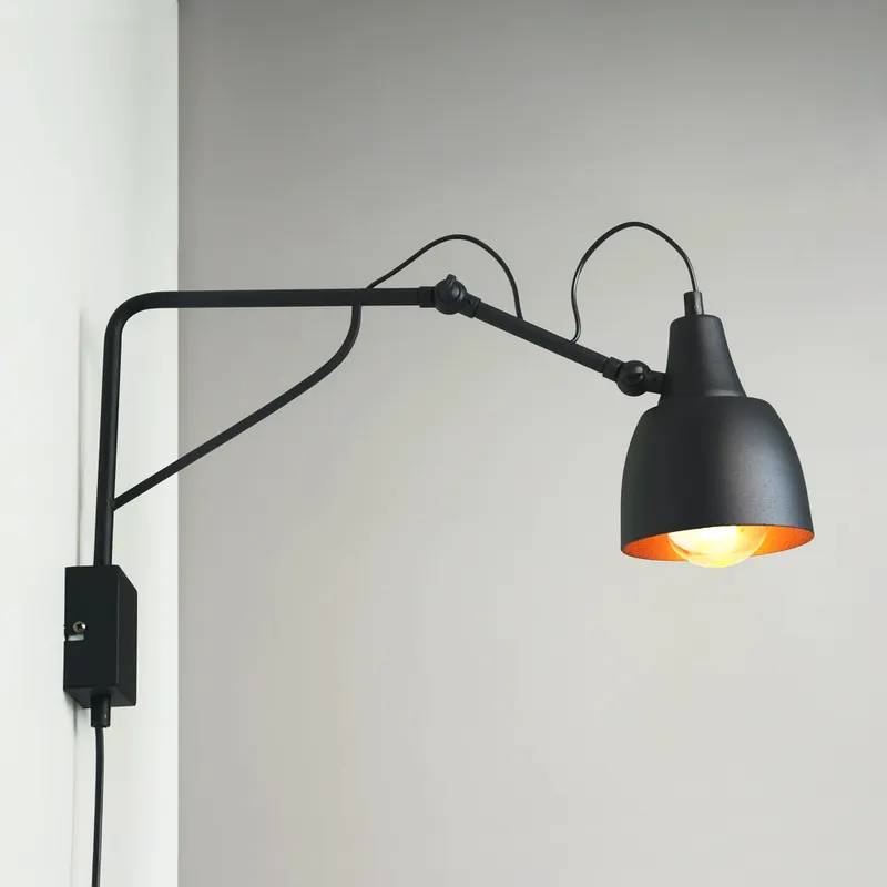 Aplica de perete BOHO 50CM - Negru