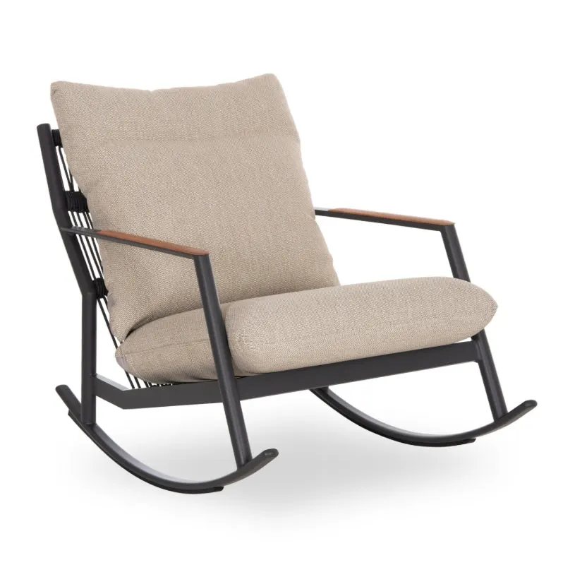 Fotoliu balansoar OBLIVION CHARCOAL - Gri inchis