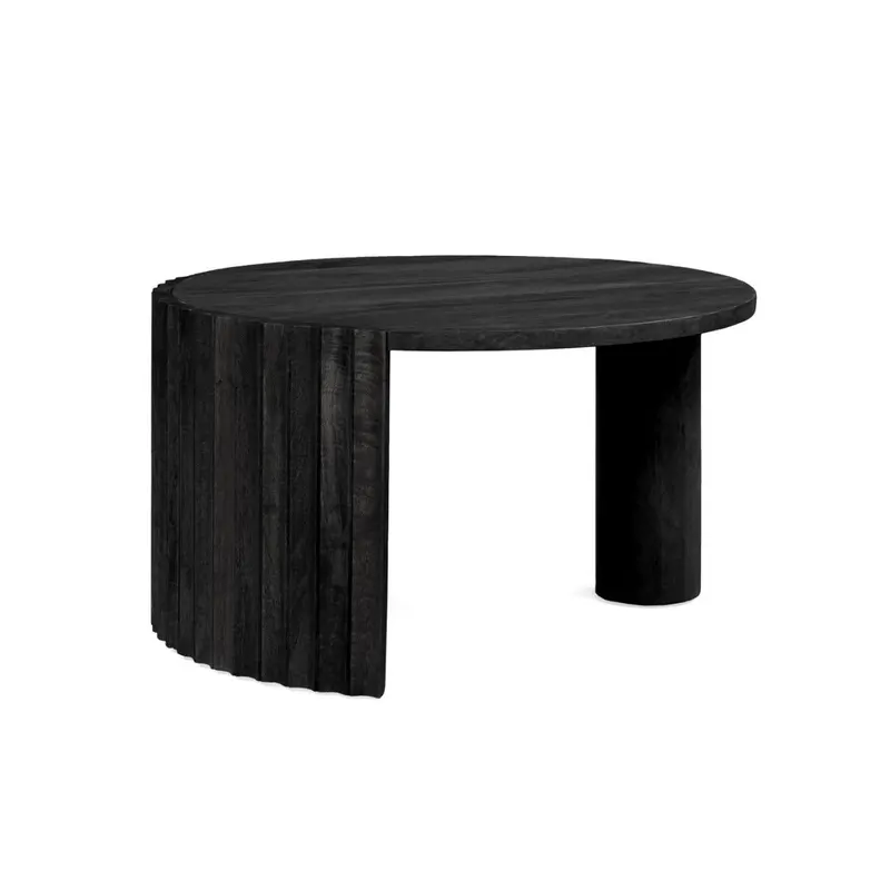 Masuta de cafea ORISSA Ø80 x 45 CM - Negru