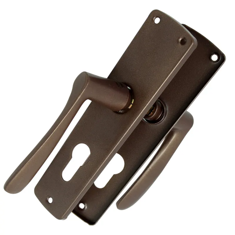 Maner cu silduri pentru cilindru de siguranta, dreapta, galben, 54 mm