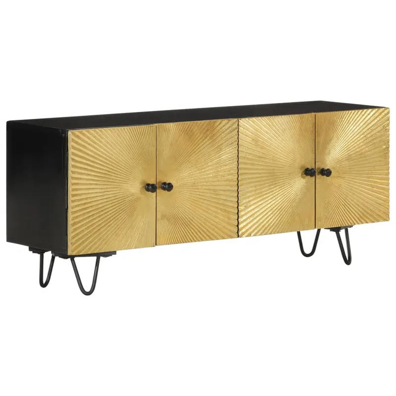 dulap tv 110x30x45 cm, lemn masiv de mango