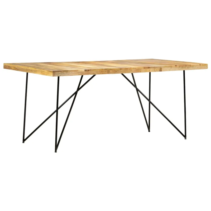 masa de bucatarie, 180 x 90 x 76 cm, lemn masiv de mango