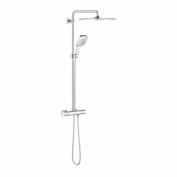 Coloana de dus cu baterie termostatata Grohe RainShower Smartactive 310 Mono