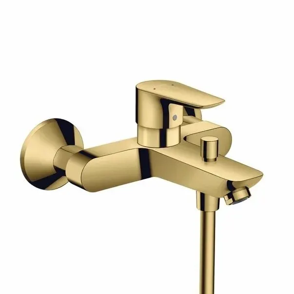 Baterie cada - dus Hansgrohe Talis E monocomanda auriu lucios