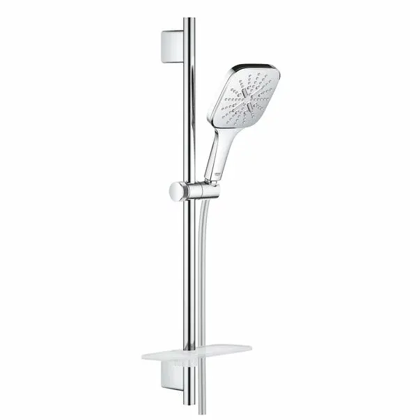 Coloana de dus Grohe 26583000, SmartActive Cube 130, montaj aparent, pentru un dus confortabil zilnic, crom