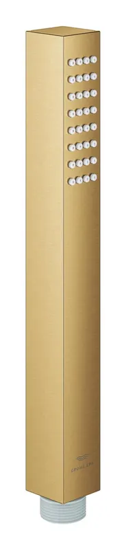 Para de dus Grohe 26885GN0, SPA AQUA Cube, 1 functie, metal, mat, auriu