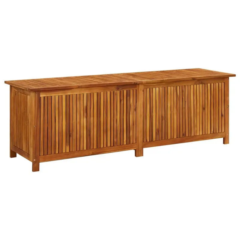 lada de depozitare gradina, 175x50x58 cm, lemn masiv de acacia