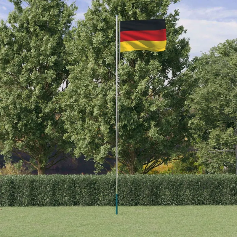 steag germania si stalp din aluminiu, 6,23 m
